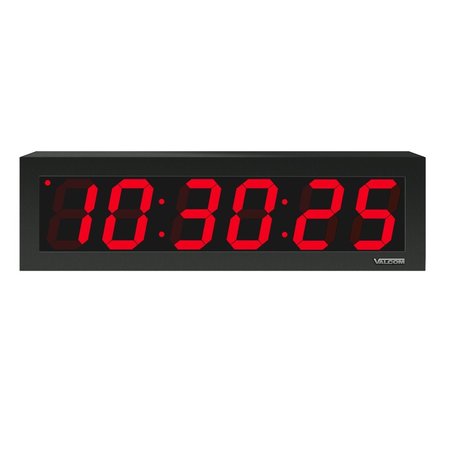 VALCOM Ip Poe 6 Digit, 4 Inch Digital Clock VIP-D640A